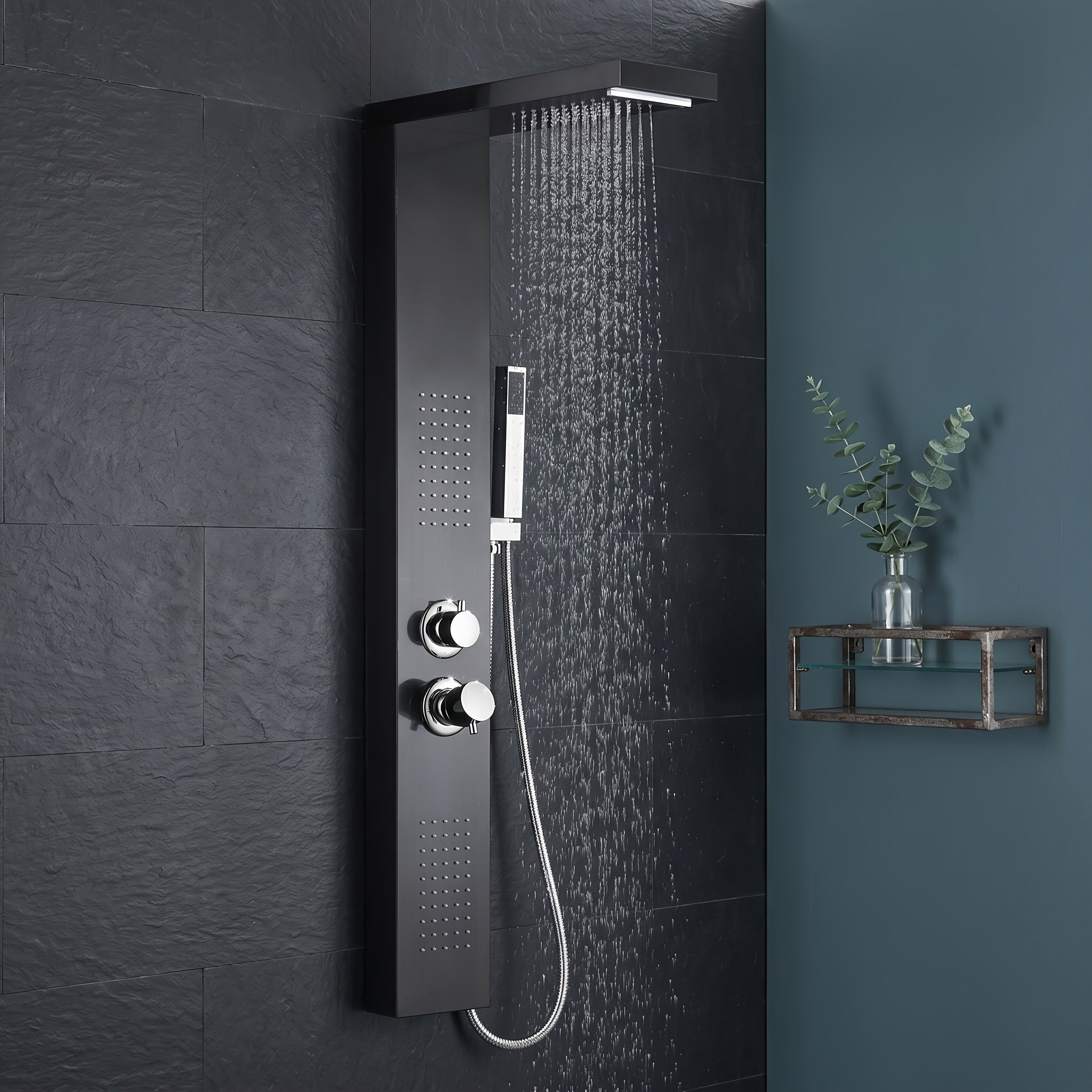 Colonne de douche cascade hydromassante avec jets de massage — vue 13