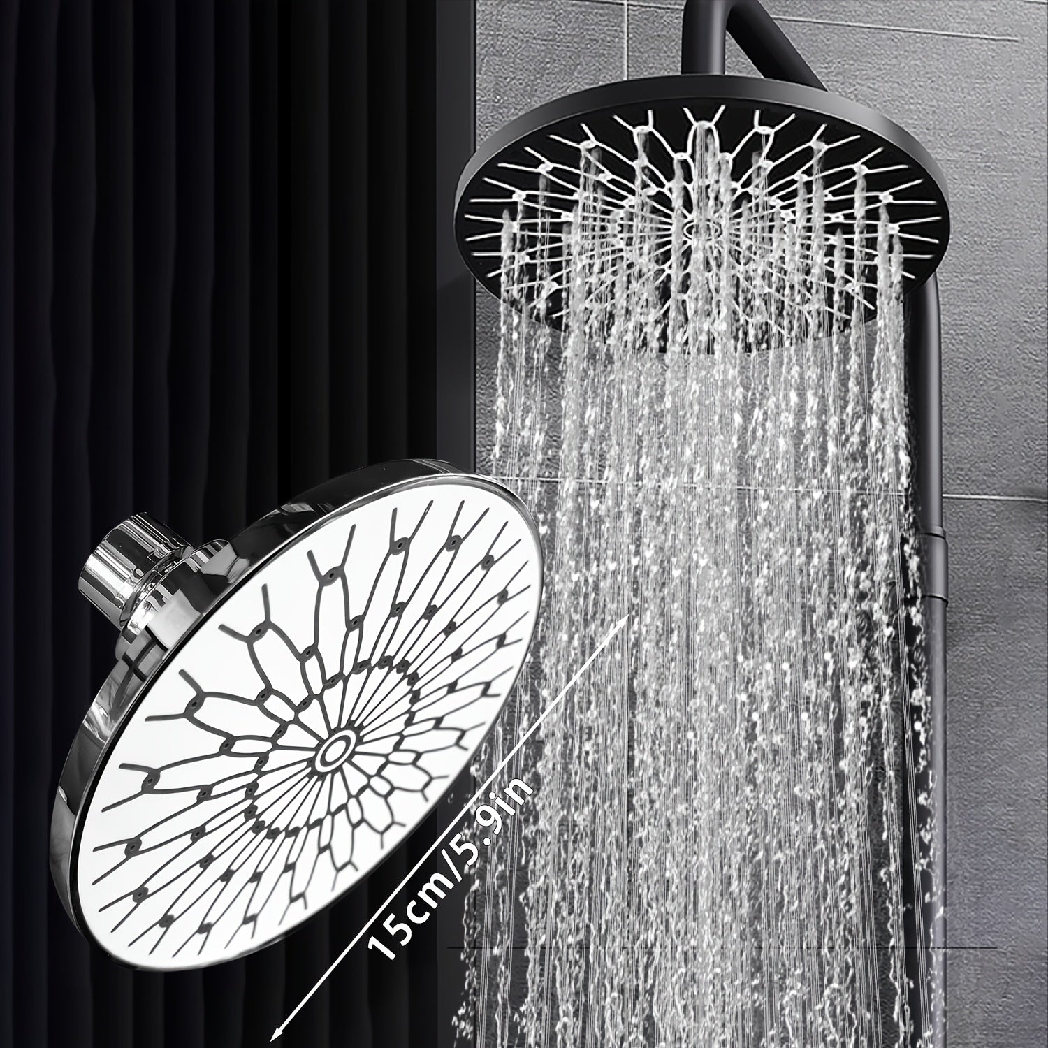 Pommeau de douche en ABS, abs