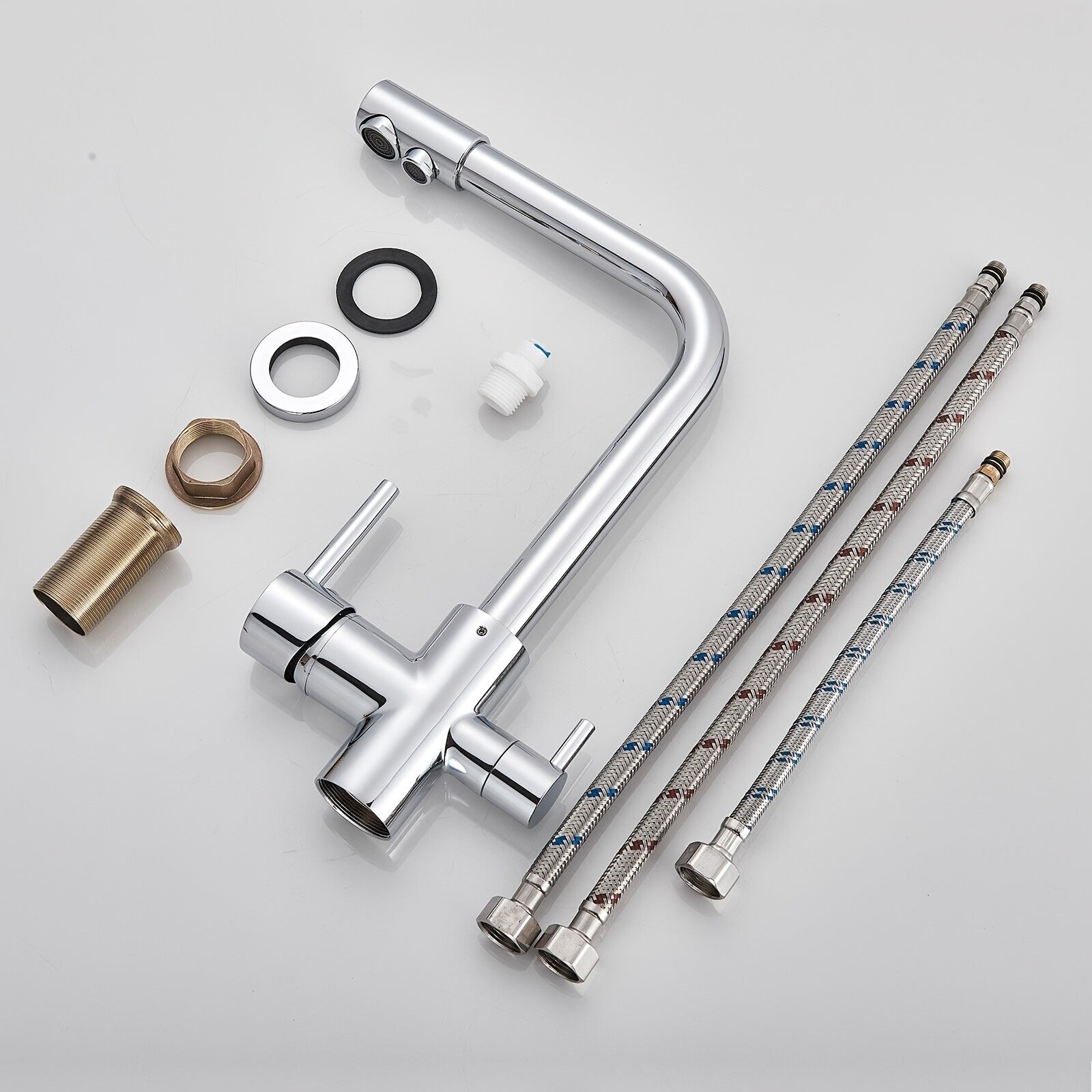 Robinet de cuisine haute pression en acier inoxydable 304, acier inoxydable 304