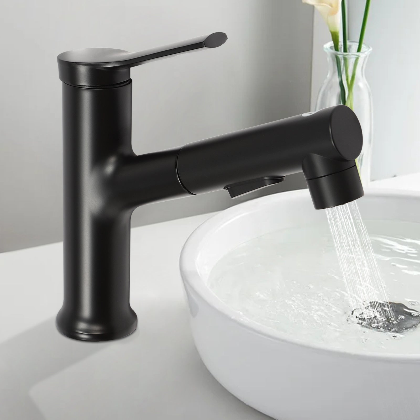 Robinet de cuisine à bec rotatif en acier inoxydable 304, acier inoxydable 304
