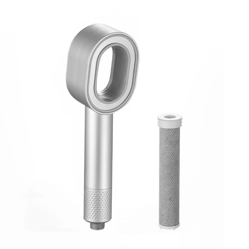 Douchette annulaire filtrante avec trois cartouches de rechange — Argent, 1 cartouche