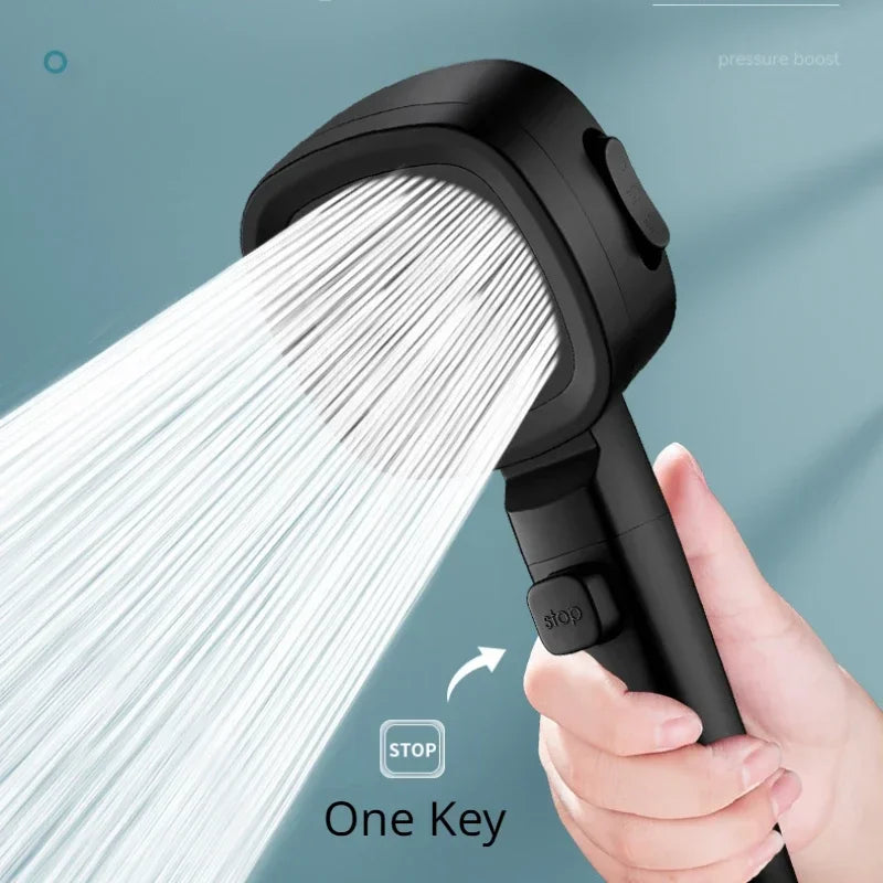 Douchette de douche 3 modes avec bouton d'arrêt et cartouche filtrante — vue 10