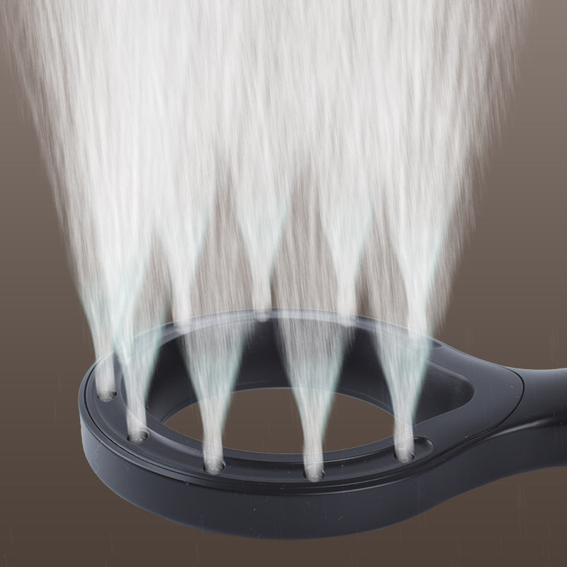 Douchette de douche annulaire haute pression, noire — vue 3
