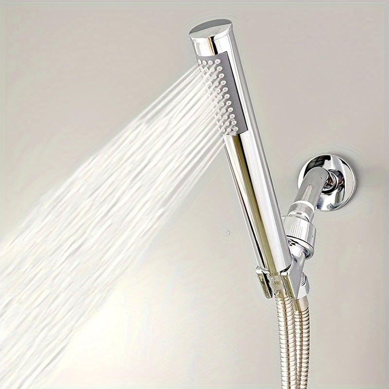 Douchette de douche cylindrique fine, seule ou en ensemble — Ensemble combiné de douchette à main | coude | support | flexibl
