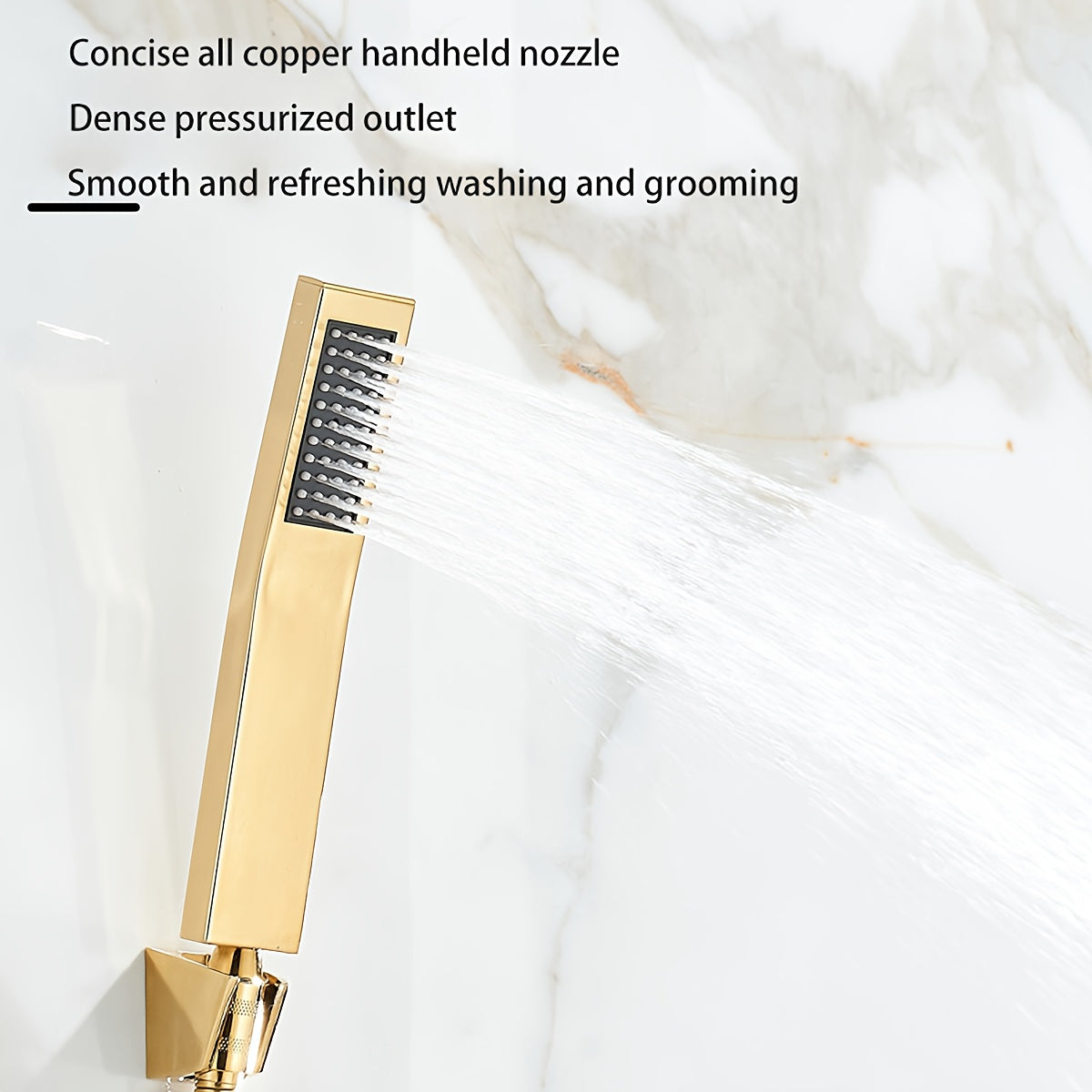 Douchette de douche stylo avec support mural, trois finitions — vue 6