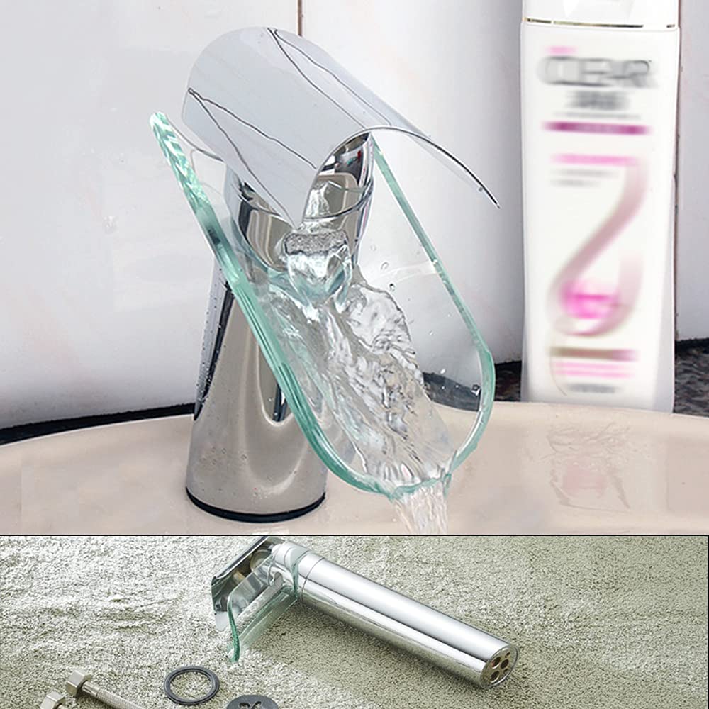 Mitigeur de cuisine cascade en acier inoxydable, acier inoxydable