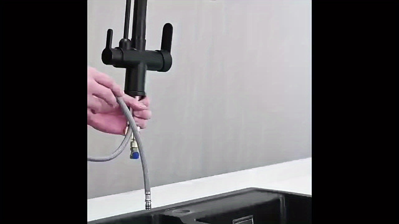 Robinet de cuisine à bec rotatif en laiton, raccord 1/2