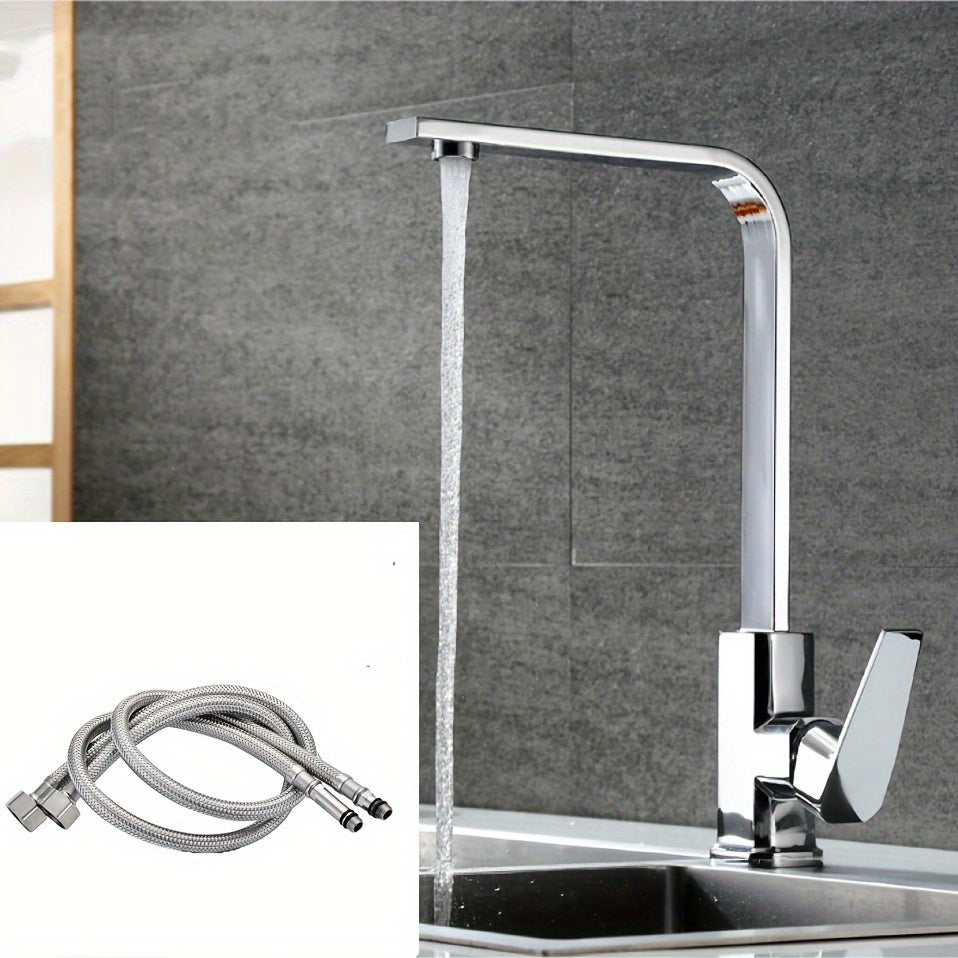 Galvanoplastie + Tuyau D'entrée D'eau En Fil D'acier De 60 Cm / Noyau En Cuivre + Acier Inoxydable