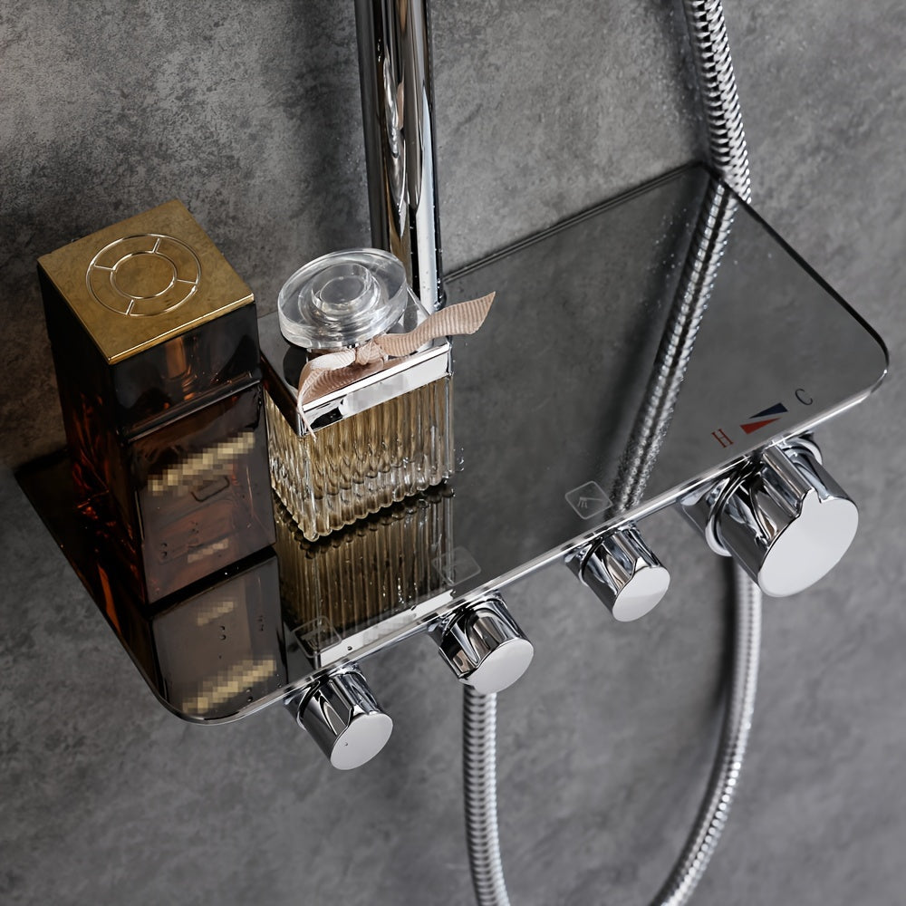 Colonne de Douche avec Thermostat, laiton