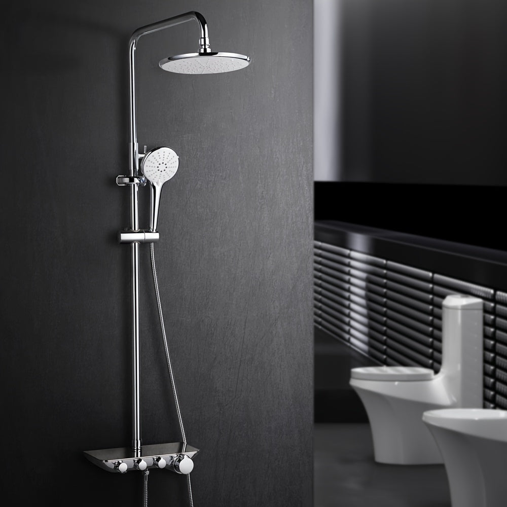 Colonne de Douche avec Thermostat, chrome