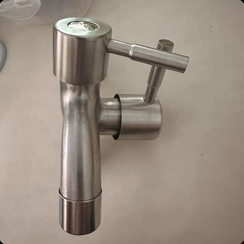 Robinet de jardin en inox 304 à levier quart de tour — vue 3