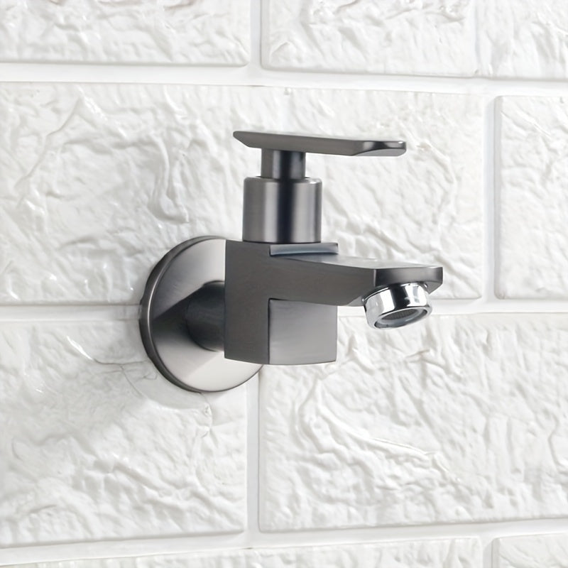 Robinet mural plat design, doré, noir ou gris anthracite — vue 12