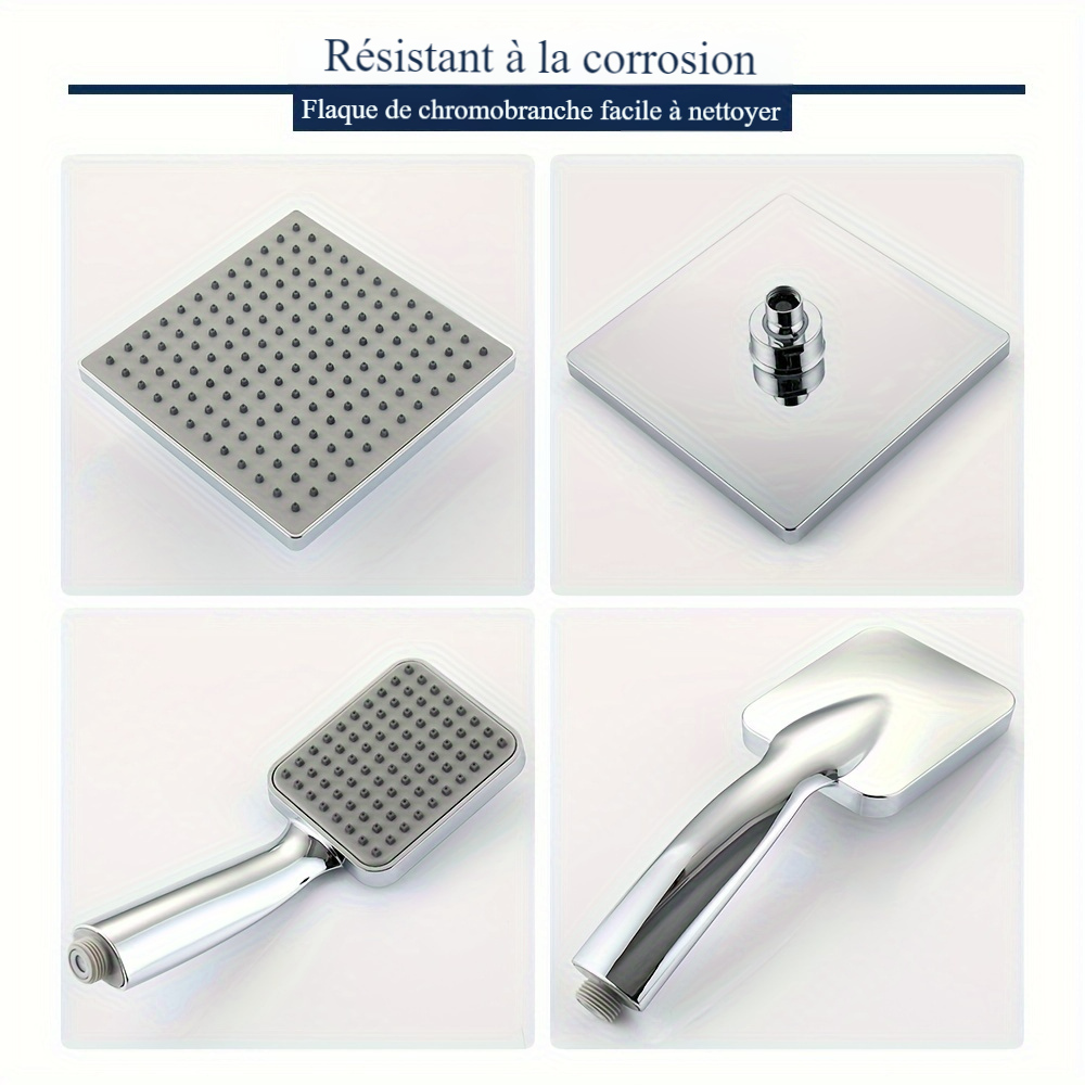 Colonne de douche avec thermostat, laiton